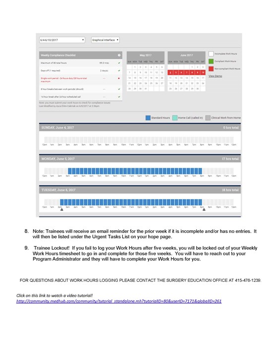 Instructions For Logging Work Hours Page 5